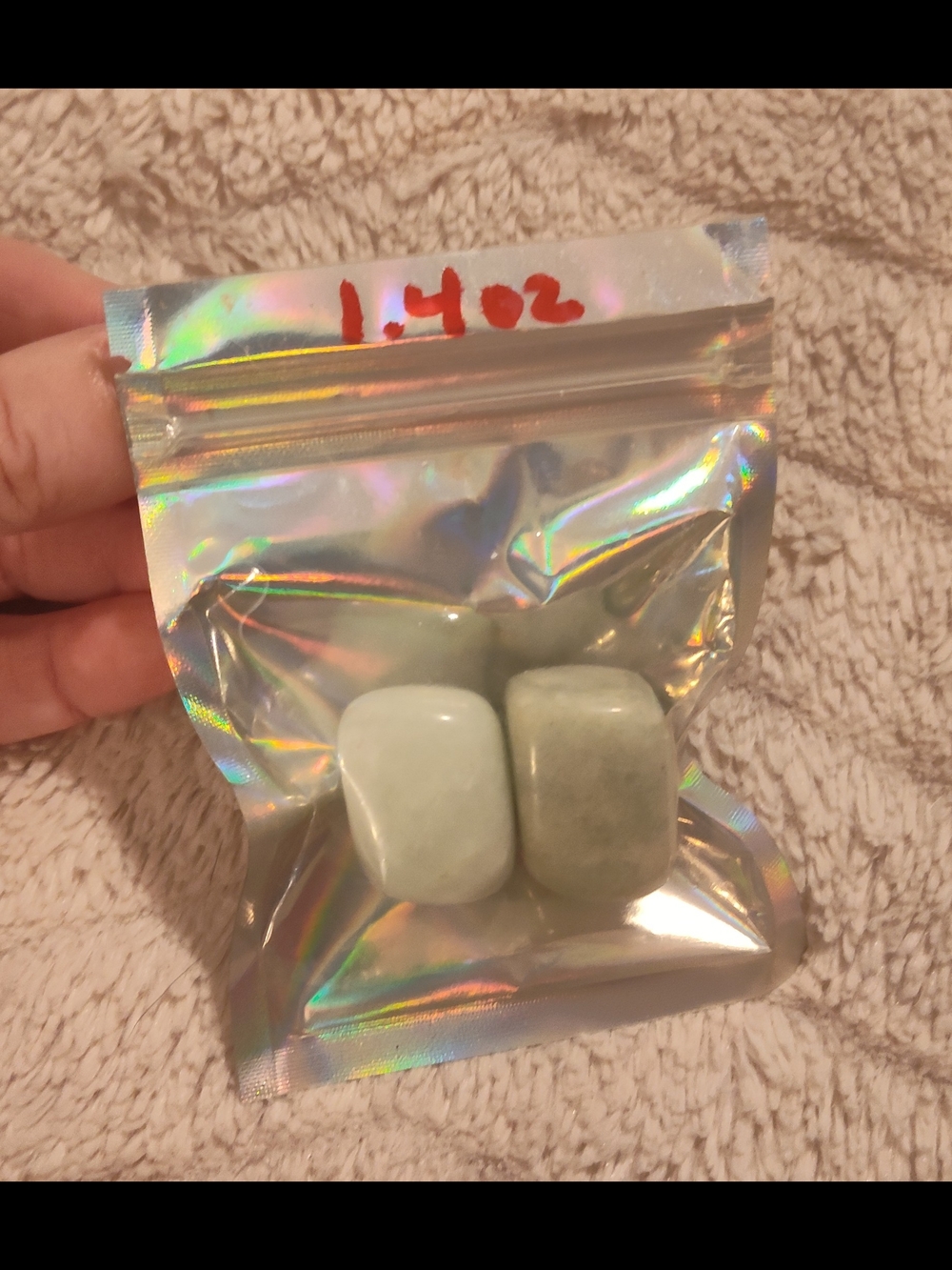 NEW! Amazonite Green-Blue Polished Stones (2pk)